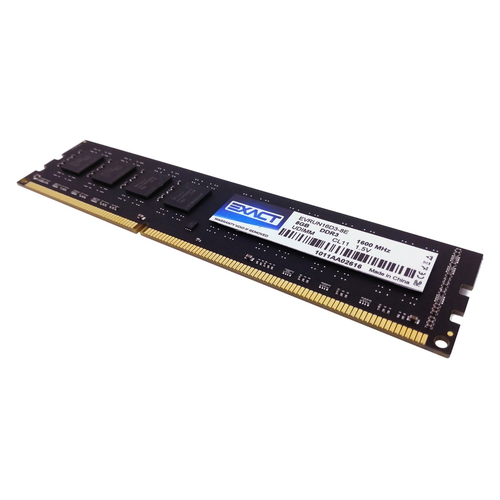 Memoria PC Exact DDR3 8GB 1600 MHz 1.5V - Desktop UDIMM