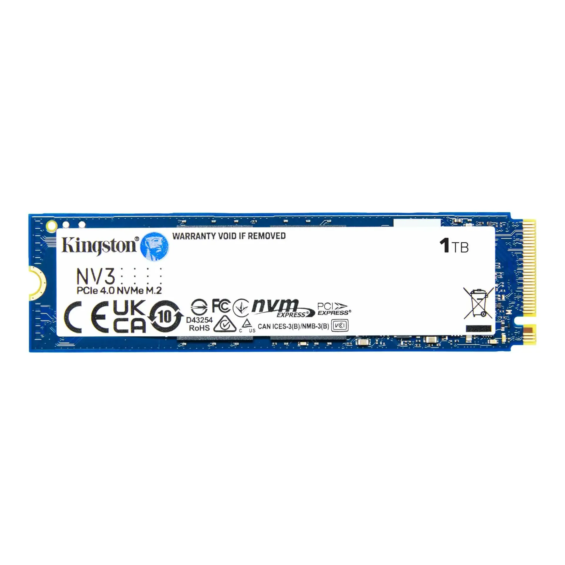 [SNV3S/1000G] SSD Kingstone 1000GB M.2 2280 PCIe NVMe 4.0 x 4 - SNV3S/1000G - Retail