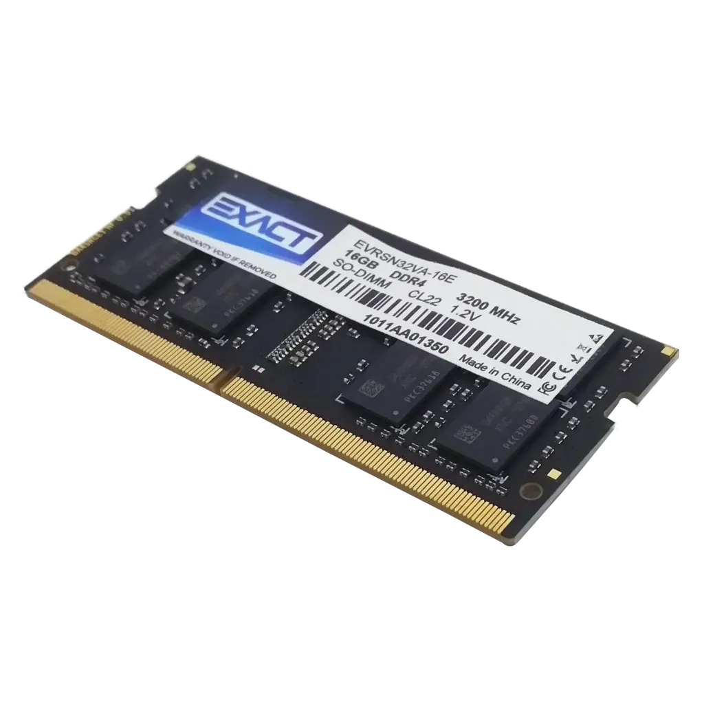 [EVRSN32VA-16E] Memoria Exact DDR4 16GB 3200 MHz 1.2V - Notebook SODIMM - Retail