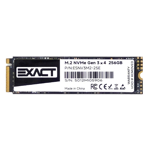[ESNV3M2-25E] SSD Exact M.2 NVMe 3x4 - 256GB - Tray
