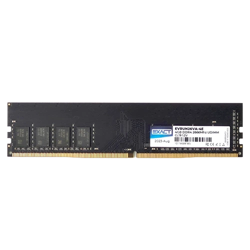 [EVRUN26VA-4E] Memoria Exact DDR4 4GB 2666 MHz 1.2V - Desktop  UDIMM - Retail